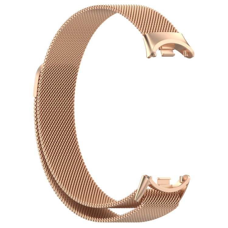 For Xiaomi Mi Band 8 Milanese Metal Watch Band