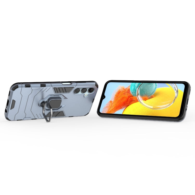 For Samsung Galaxy M14 PC + TPU Magnetic Ring Holder Phone Case