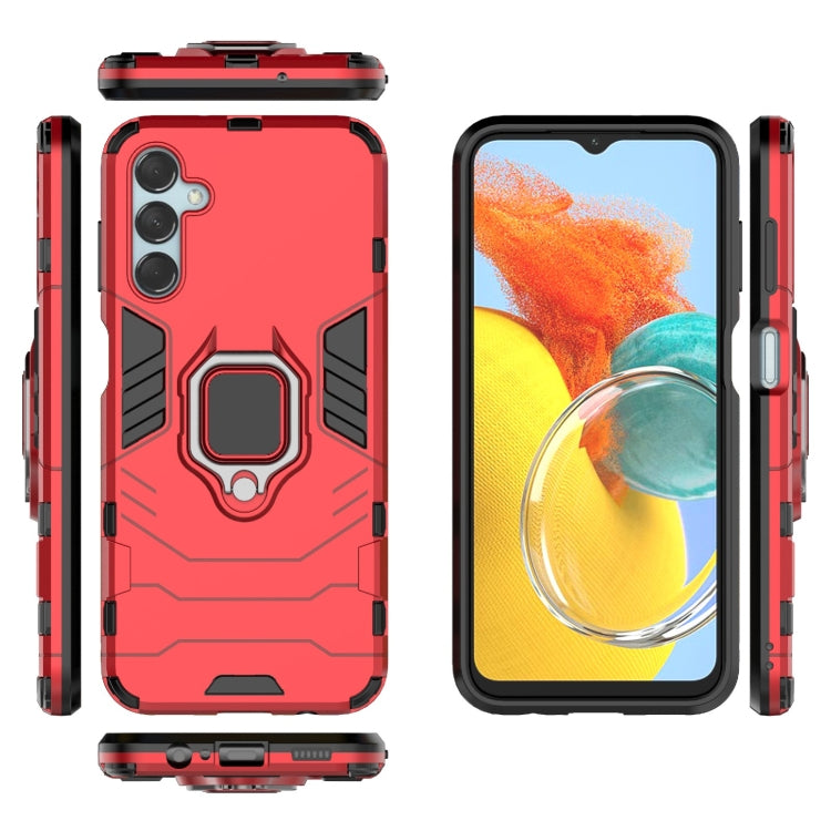 For Samsung Galaxy M14 PC + TPU Magnetic Ring Holder Phone Case