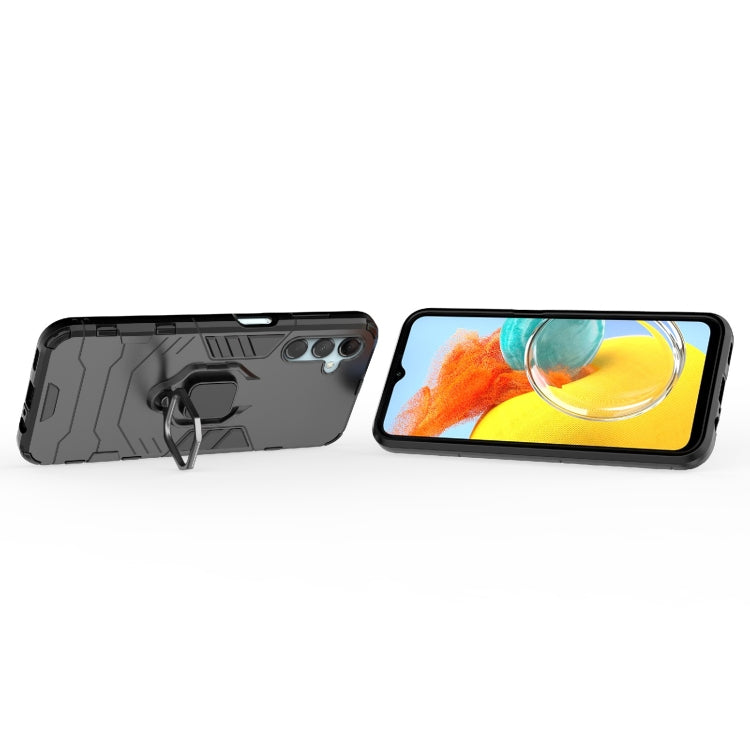 For Samsung Galaxy M14 PC + TPU Magnetic Ring Holder Phone Case