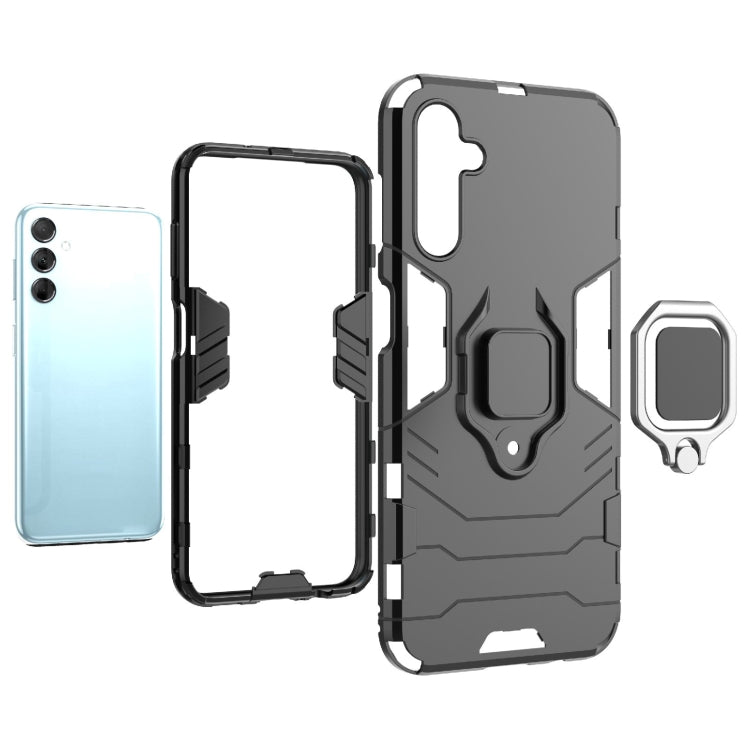 For Samsung Galaxy M14 PC + TPU Magnetic Ring Holder Phone Case