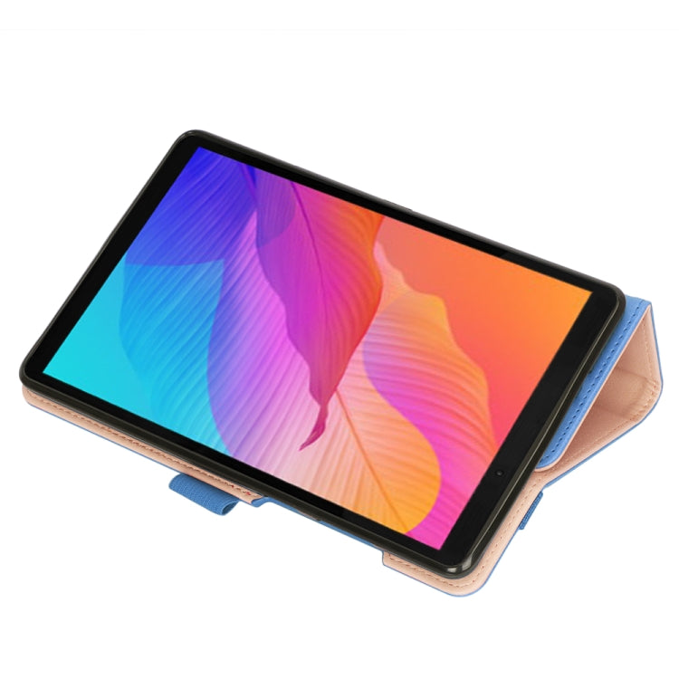 For Huawei MatePad T8 Retro Texture PU + TPU Horizontal Flip Leather Case with Holder & Card Slots & Hand Strap