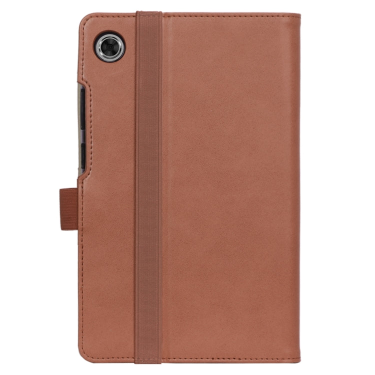 For Huawei MatePad T8 Retro Texture PU + TPU Horizontal Flip Leather Case with Holder & Card Slots & Hand Strap