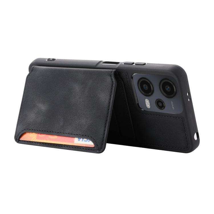 For Xiaomi Redmi Note 12 5G Global & India / Poco X5 Skin Feel Dream RFID Anti-theft PU Card Bag Phone Case