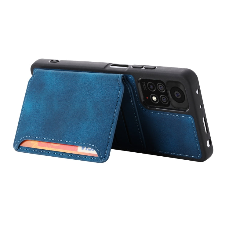 For Xiaomi Redmi Note 11 Pro 4G / 5G Global Skin Feel Dream RFID Anti-theft PU Card Bag Phone Case