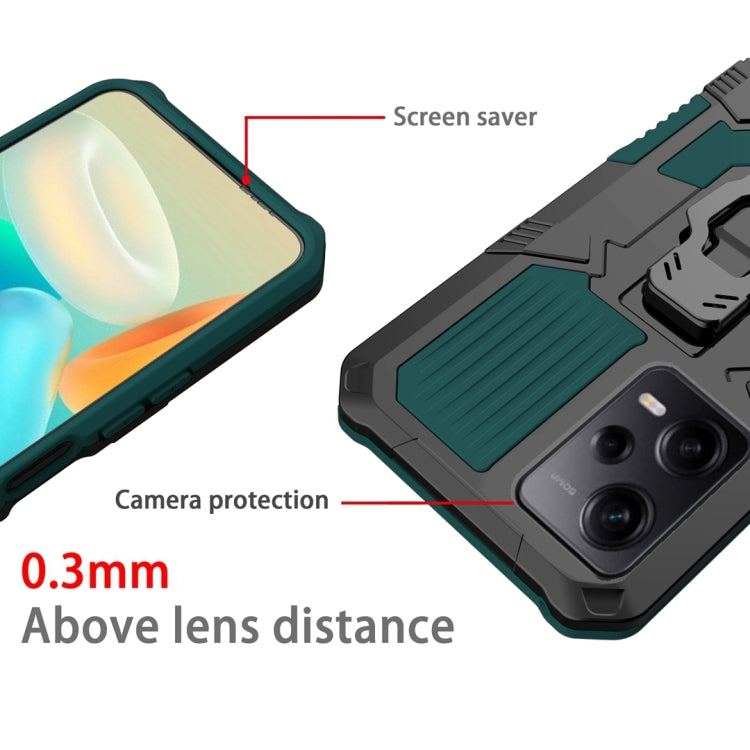 For Xiaomi Redmi Note 12 Pro 5G Global Armor Warrior Shockproof PC + TPU Phone Case