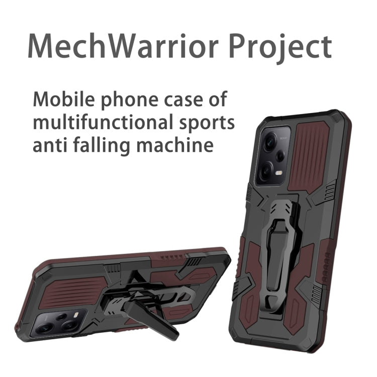 For Xiaomi Redmi Note 12 Pro 5G Global Armor Warrior Shockproof PC + TPU Phone Case