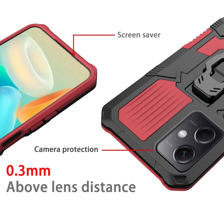 For Xiaomi Redmi Note 12 4G Global Armor Warrior Shockproof PC + TPU Phone Case