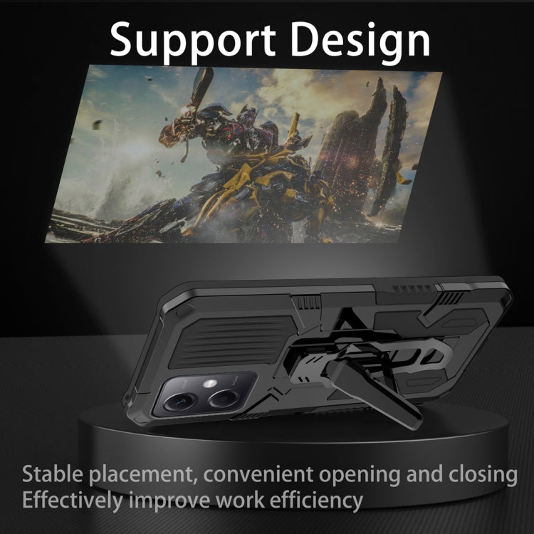 For Xiaomi Redmi Note 12 4G Global Armor Warrior Shockproof PC + TPU Phone Case