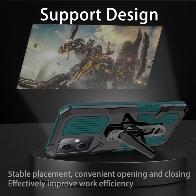 For Xiaomi Redmi Note 12 4G Global Armor Warrior Shockproof PC + TPU Phone Case