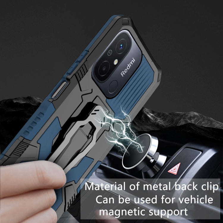 For Xiaomi Redmi 12C Armor Warrior Shockproof PC + TPU Phone Case