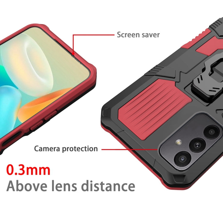 For Samsung Galaxy A24 4G Armor Warrior Shockproof PC + TPU Phone Case
