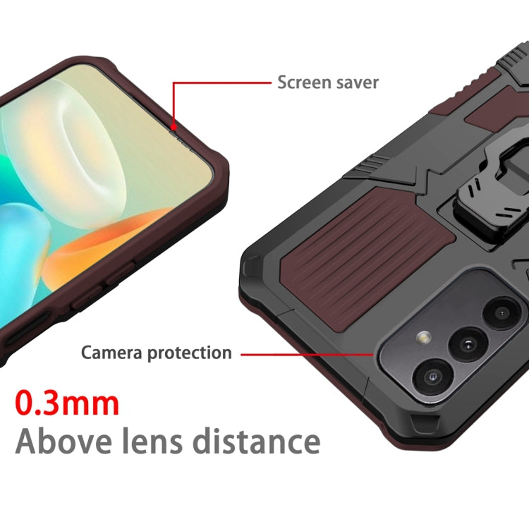 For Samsung Galaxy A24 4G Armor Warrior Shockproof PC + TPU Phone Case