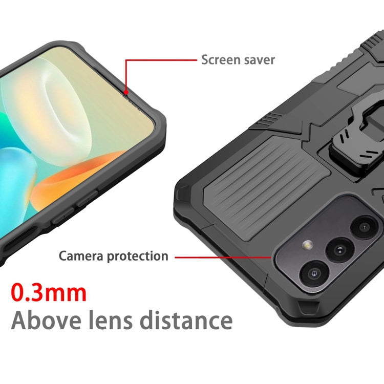 For Samsung Galaxy A24 4G Armor Warrior Shockproof PC + TPU Phone Case
