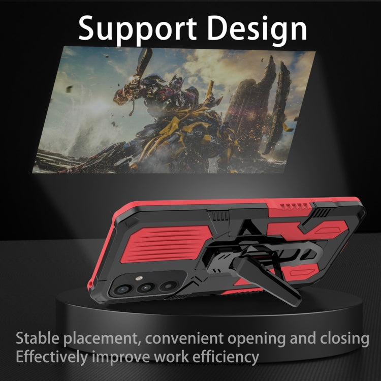 For Samsung Galaxy A34 Armor Warrior Shockproof PC + TPU Phone Case