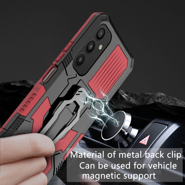 For Samsung Galaxy A34 Armor Warrior Shockproof PC + TPU Phone Case