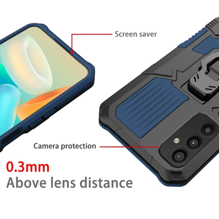 For Samsung Galaxy A34 Armor Warrior Shockproof PC + TPU Phone Case
