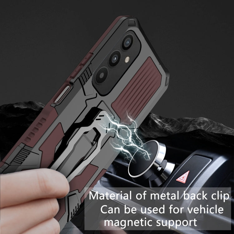 For Samsung Galaxy A34 Armor Warrior Shockproof PC + TPU Phone Case