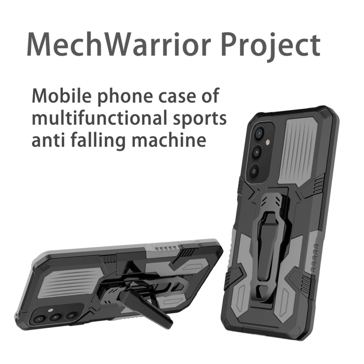 For Samsung Galaxy A34 Armor Warrior Shockproof PC + TPU Phone Case