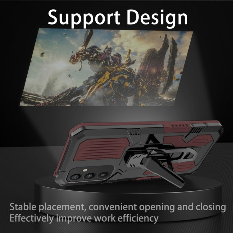 For Samsung Galaxy A54 Armor Warrior Shockproof PC + TPU Phone Case