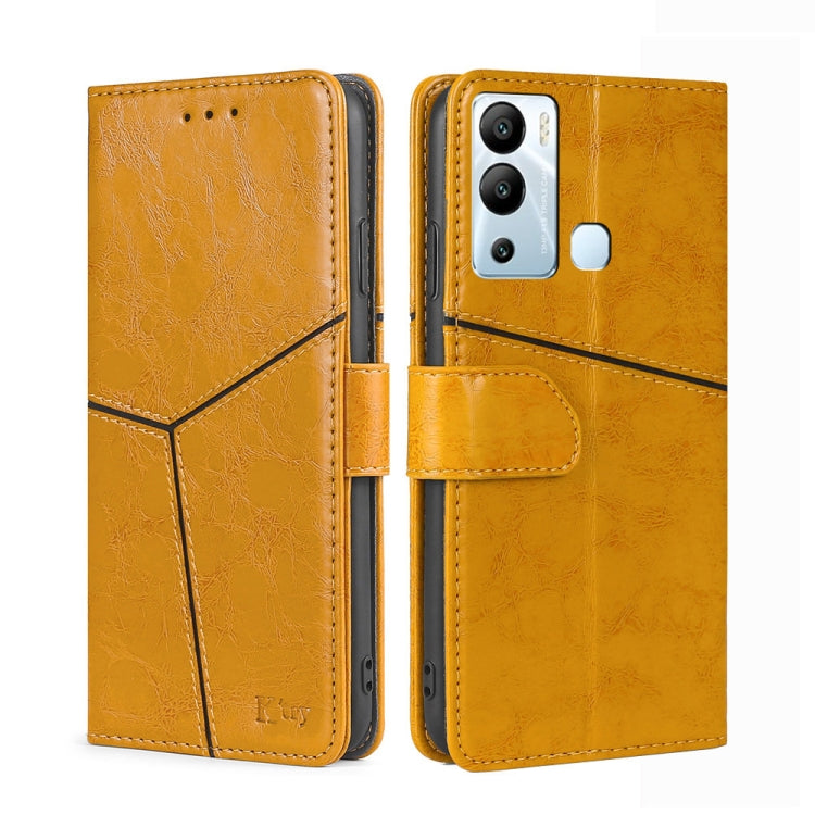 For Infinix Hot 12i Geometric Stitching Flip Leather Phone Case