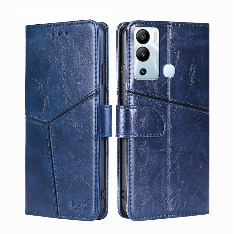 For Infinix Hot 12i Geometric Stitching Flip Leather Phone Case