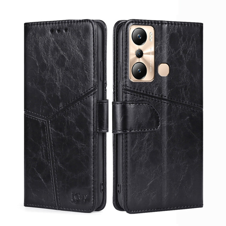 For Infinix Hot 20i Geometric Stitching Flip Leather Phone Case