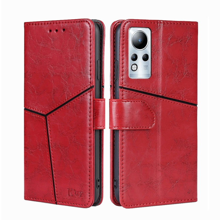 For Infinix Note 11 Geometric Stitching Flip Leather Phone Case