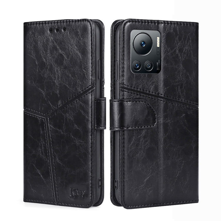 For Infinix Note 12 VIP Geometric Stitching Flip Leather Phone Case