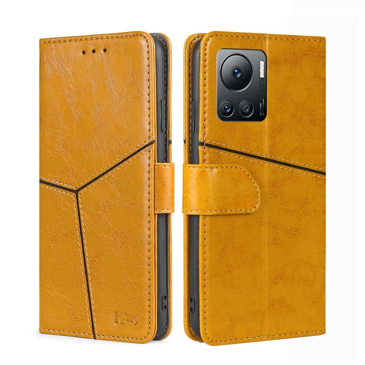 For Infinix Note 12 VIP Geometric Stitching Flip Leather Phone Case