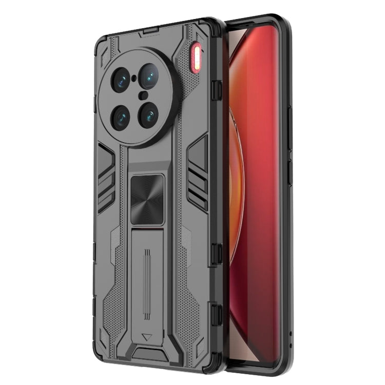 For vivo X90 Pro+ 5G Supersonic PC + TPU Shock-proof Protective Phone Case with Holder