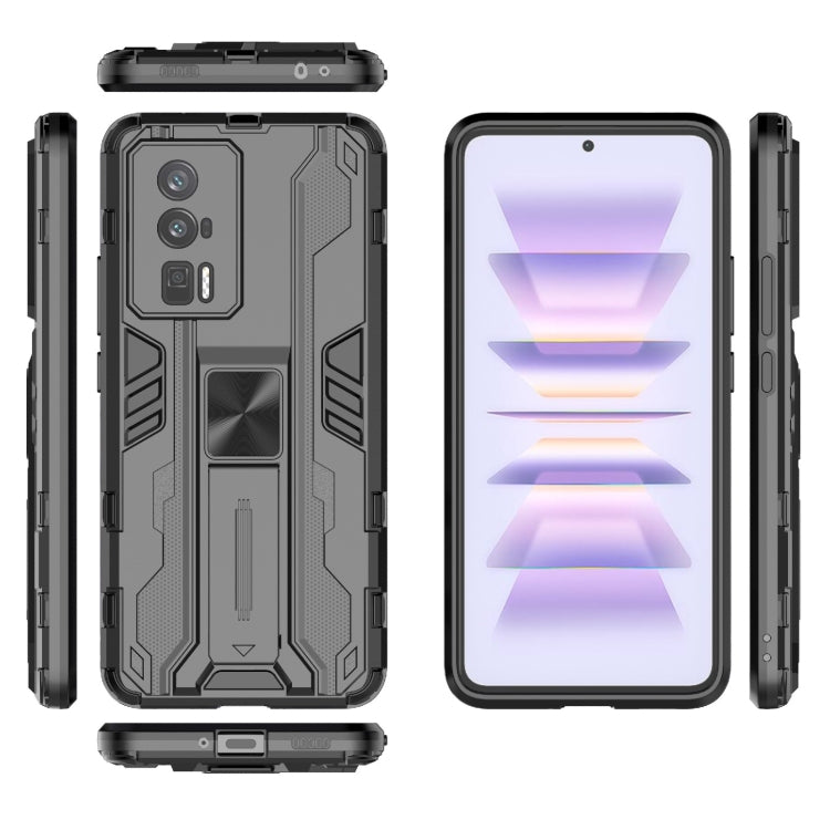 For Xiaomi Redmi K60 5G Supersonic PC + TPU Shock-proof Protective Phone Case with Holder
