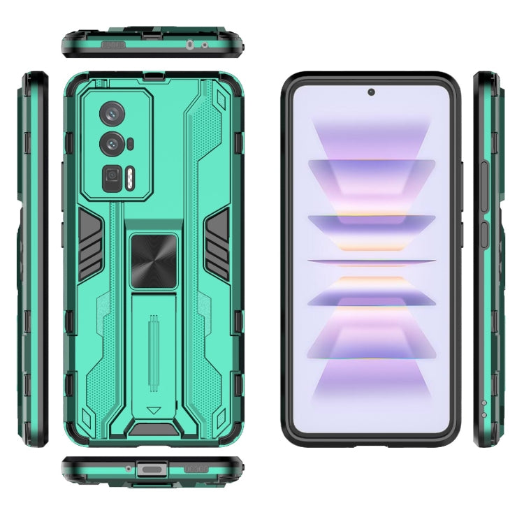 For Xiaomi Redmi K60 5G Supersonic PC + TPU Shock-proof Protective Phone Case with Holder