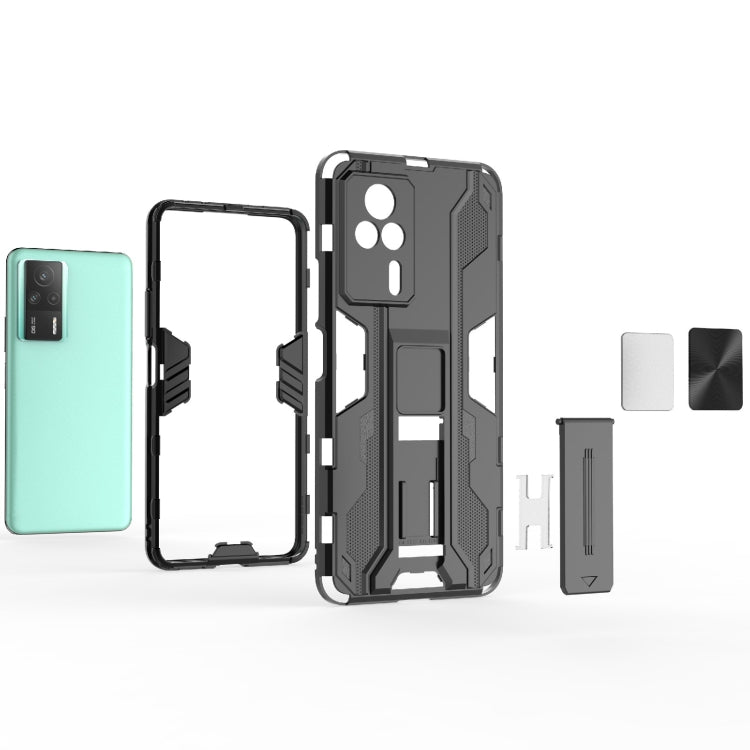 For Xiaomi Redmi K60e 5G Supersonic PC + TPU Shock-proof Protective Phone Case with Holder