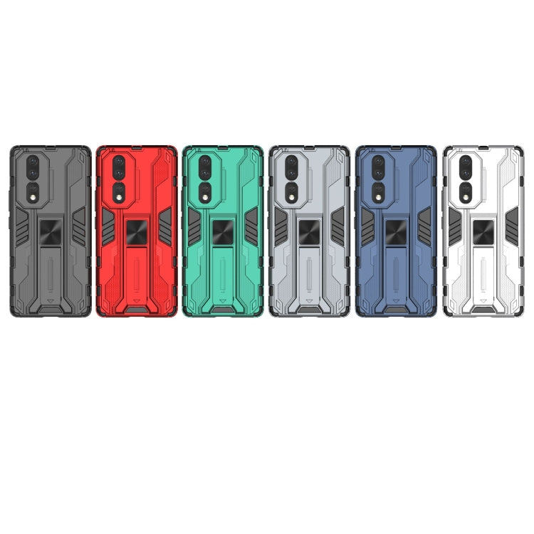 For Honor 80 5G Supersonic PC + TPU Shock-proof Protective Phone Case with Holder