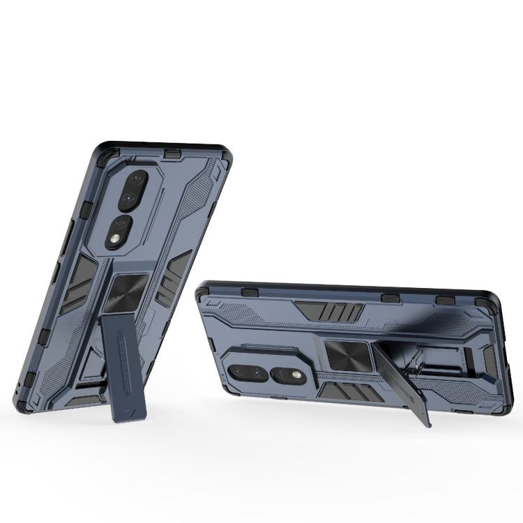 For Honor 80 5G Supersonic PC + TPU Shock-proof Protective Phone Case with Holder