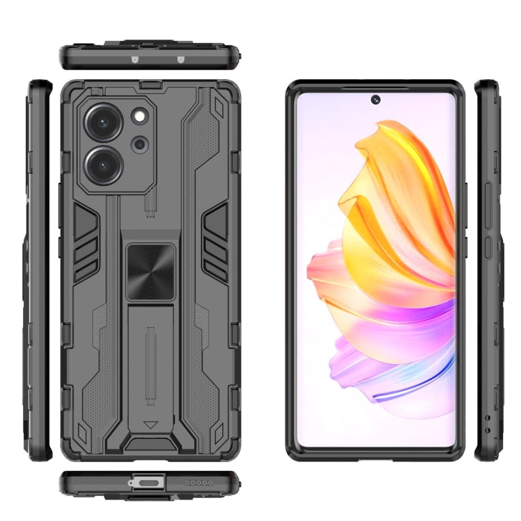 For Honor 80 SE 5G Supersonic PC + TPU Shock-proof Protective Phone Case with Holder
