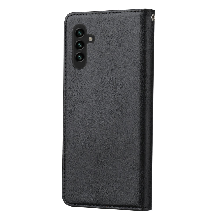 For Samsung Galaxy A24 4G Knead Skin Texture Flip Leather Phone Case