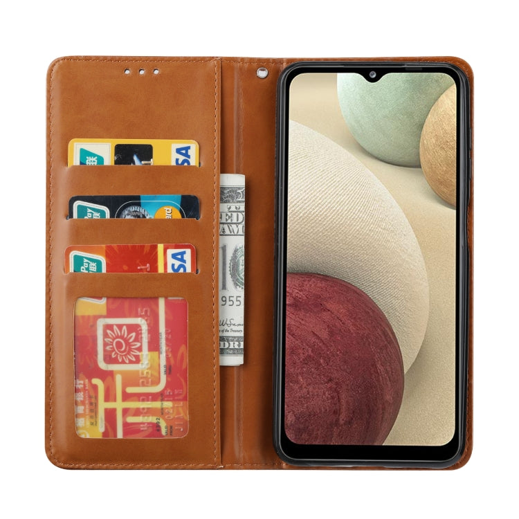 For Samsung Galaxy A24 4G Knead Skin Texture Flip Leather Phone Case