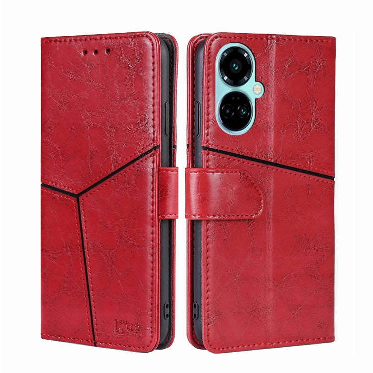 For Tecno Camon 19 / 19 Pro Geometric Stitching Flip Leather Phone Case