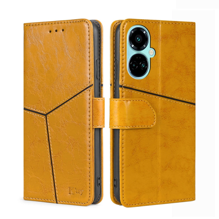 For Tecno Camon 19 / 19 Pro Geometric Stitching Flip Leather Phone Case