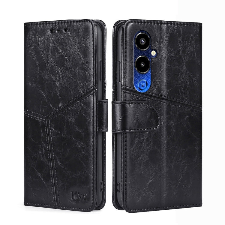 For Tecno Pova 4 Pro Geometric Stitching Flip Leather Phone Case