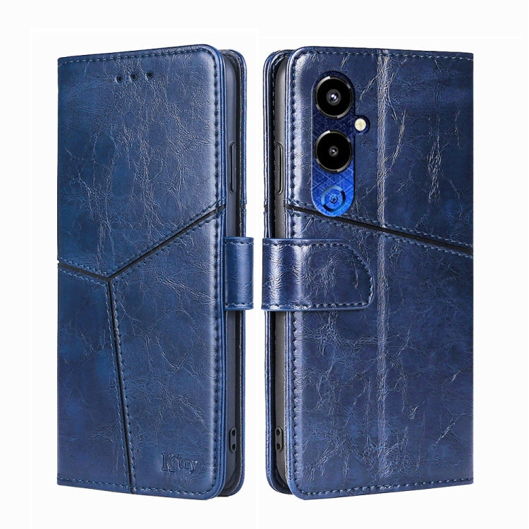 For Tecno Pova 4 Pro Geometric Stitching Flip Leather Phone Case