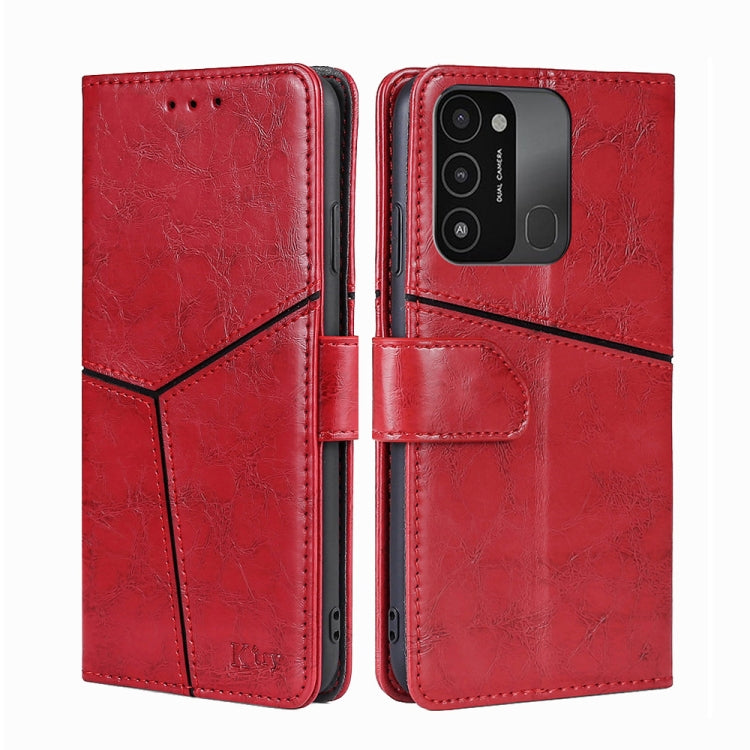 For Tecno Spark 8C / Spark GO 2022 Geometric Stitching Flip Leather Phone Case