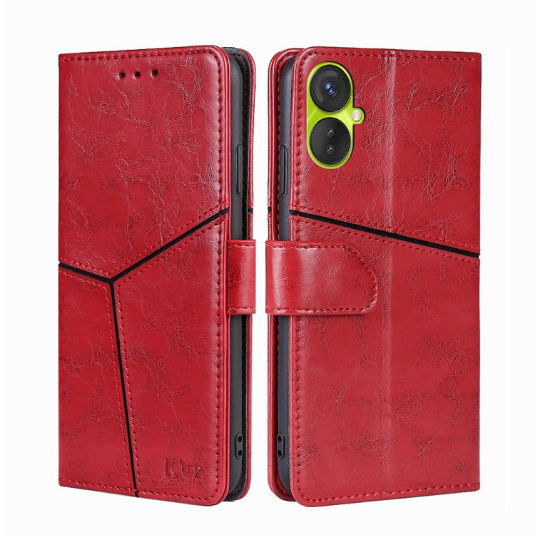 For Tecno Spark 9 Pro Geometric Stitching Flip Leather Phone Case