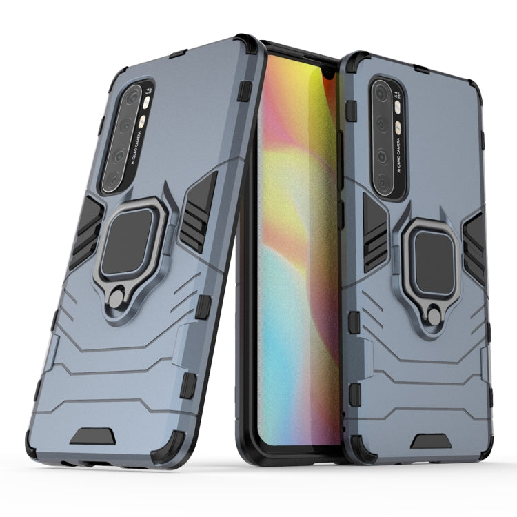 For Xiaomi Mi Note 10 Lite PC + TPU Anti-fall Protective Case with Ring Holder
