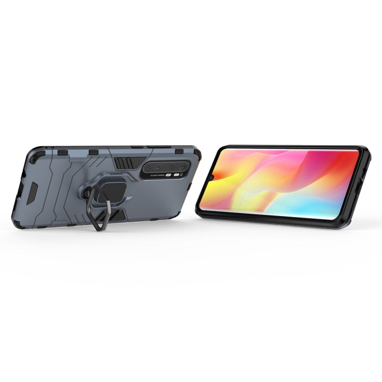 For Xiaomi Mi Note 10 Lite PC + TPU Anti-fall Protective Case with Ring Holder