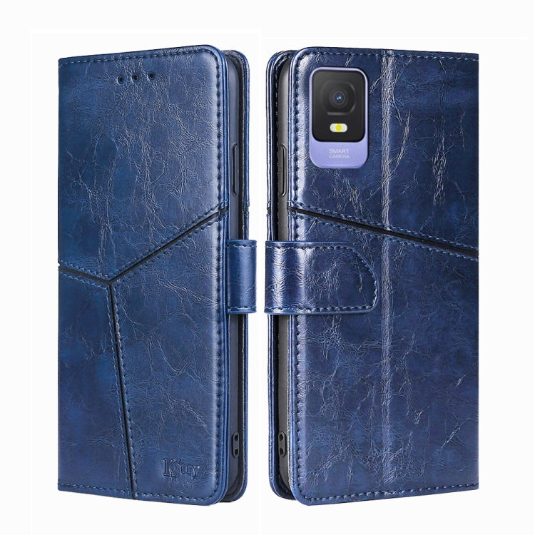 For TCL 403 Geometric Stitching Flip Leather Phone Case