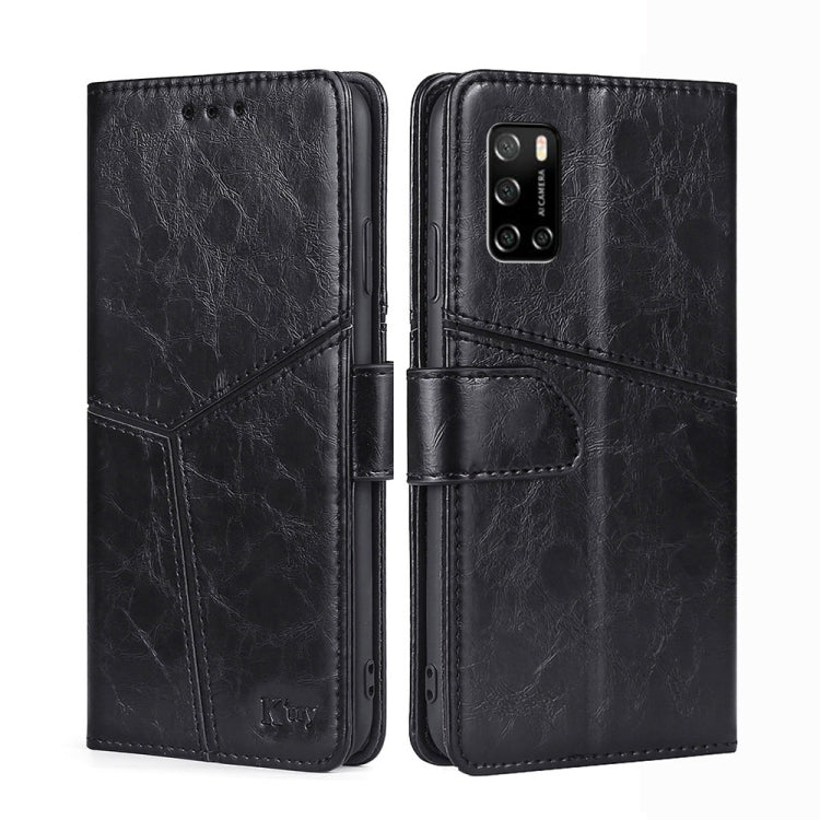 For Rakuten Big S Geometric Stitching Flip Leather Phone Case