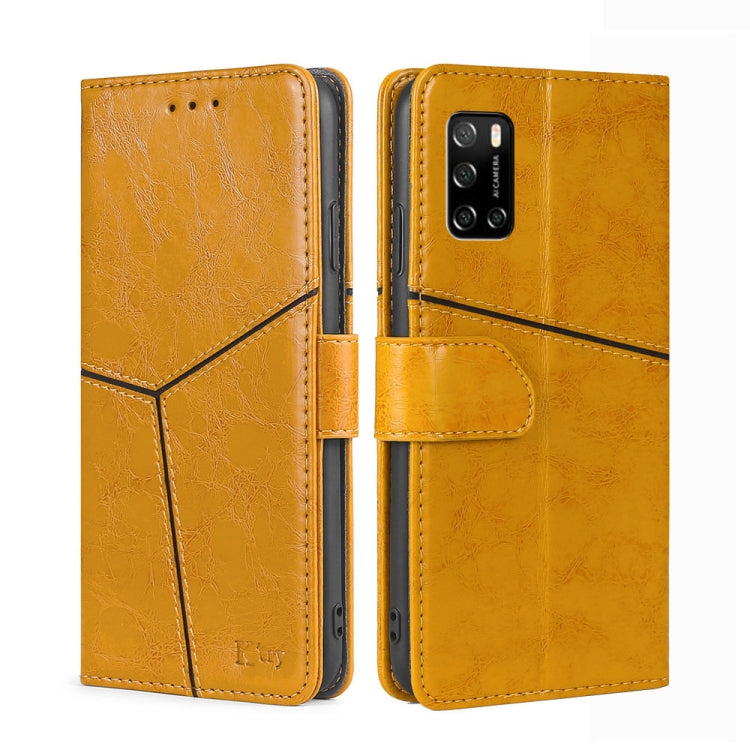 For Rakuten Big S Geometric Stitching Flip Leather Phone Case